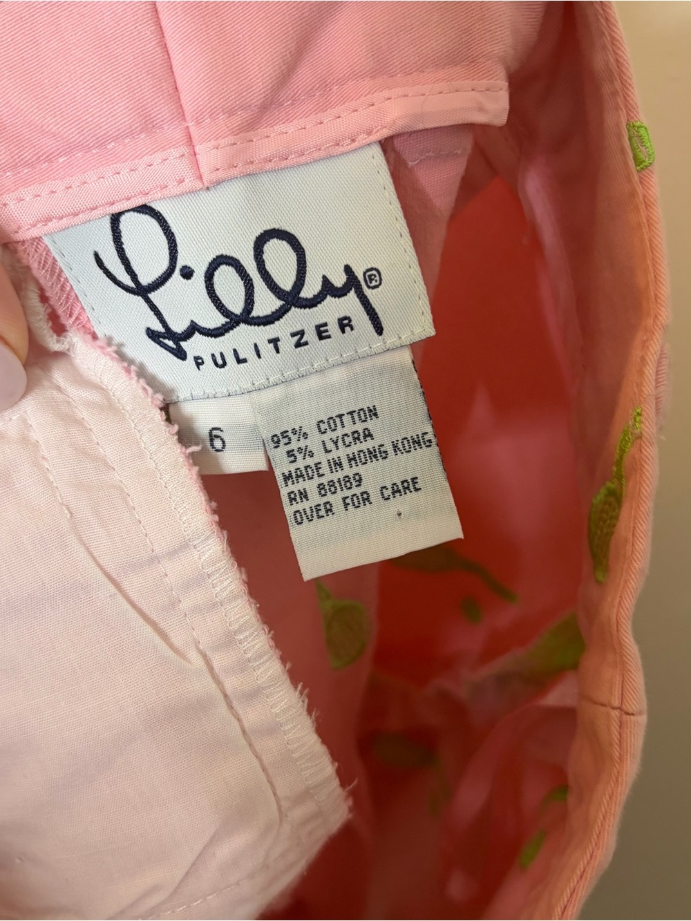 Lilly Pulitzer Pink Embroidered Tennis Racket Shorts size 6 - Picture 7 of 7